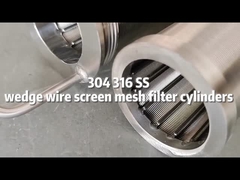 Filterk Anti-corrosie S316 zelfreinigende FITO wigdraad cartridge voor Zircon grind
