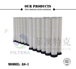 PTFE PU gevormde gevlegde filterzakken, 153 * 2000mm stofzuigfilterzakken