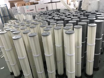 Industrieel Polyester Geplooid van het de Impulsstof van de Stofpatroon OEM van de de Filterzak Ontwerp