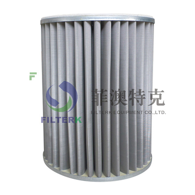 FILTERK G3.0 SS Mesh Media 10 μm aardgasfilterpatroon in distributiecentrales
