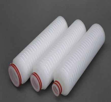 Hydrofobe PTFE Gevouwen Filterpatroon Chemisch Bestendig Hoge Temp