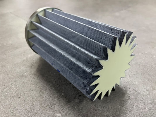 Replacement VOLKMANN 104045 Vacuum Conveyor Filter Element with 0.01 Micron Porosity and 115*65*200mm Dimension