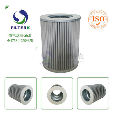 G6.0 Cirkel Industrieel gasfilter Deze filterelementen kunnen worden gebruikt in filters die door bedrijven zoals Pietro Fiorentini, Tartarini (Italië) en I