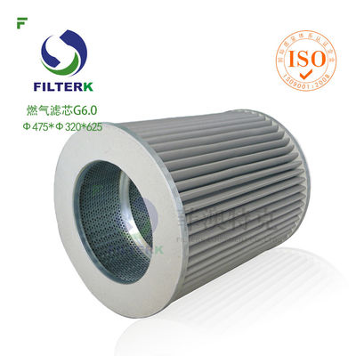 G6.0 Cirkel Industrieel gasfilter Deze filterelementen kunnen worden gebruikt in filters die door bedrijven zoals Pietro Fiorentini, Tartarini (Italië) en I