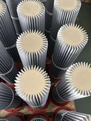 Flange Mount Stainless Steel Pleated Metal Filter Cartridge Reusable Washable Industrial Folded Filter Element