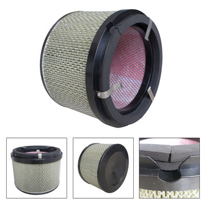 Replacement Oil Mist Afterfilter Cartridge with Pleated Fiberglass Media and Multi-Layer Filtration for Filtermist FX2000 & S400 & S800