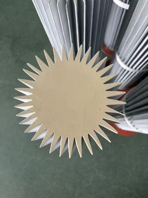 Flankenmontage Vlekvrye staal gevlegde metalen filterpatroon herbruikbaar wasbaar industriële gevouwen filterelement
