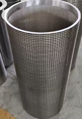 Wedge Wire Strainer Element 50 Micron Vervanging Amiad CTF-E100-L8 410x871 voor waterfiltratie